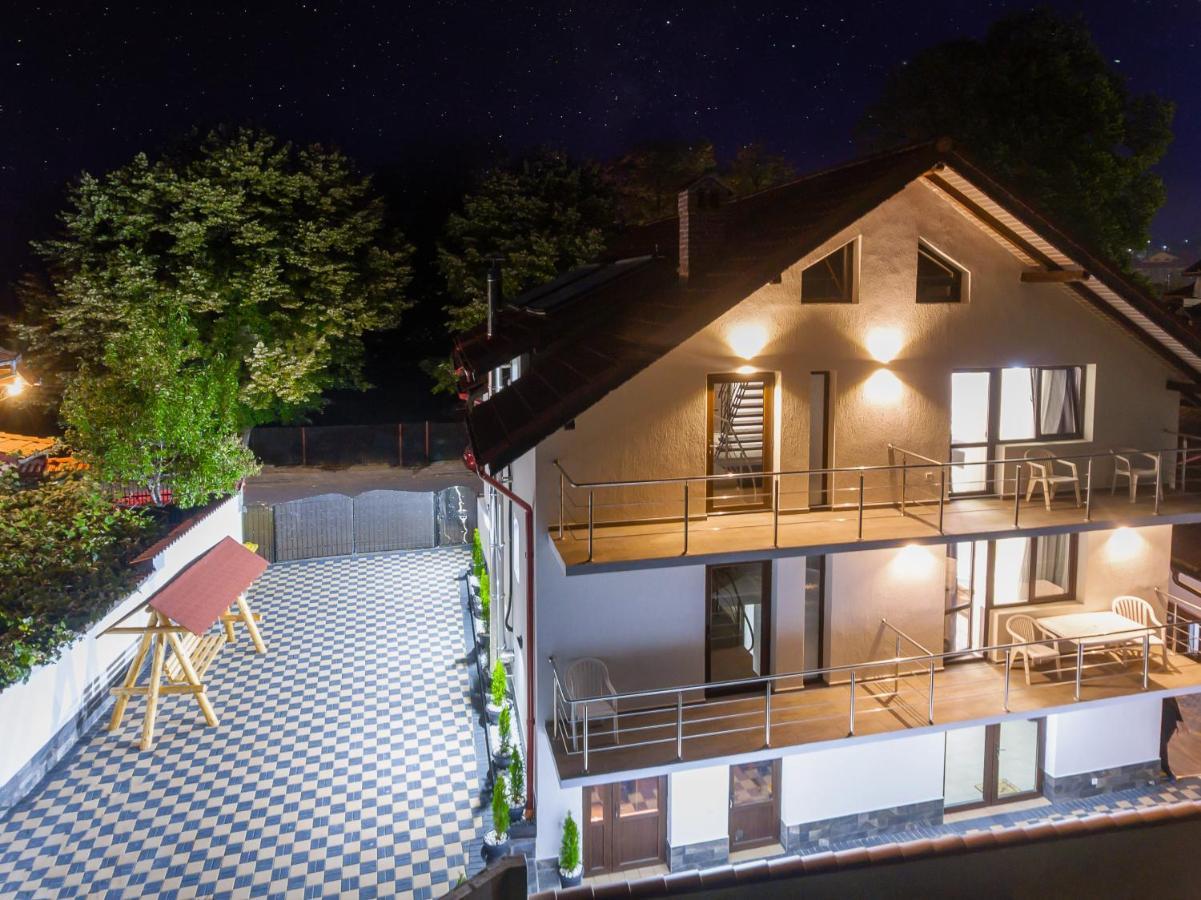 Pensiunea D & Ylan Otel Novaci-Străini Dış mekan fotoğraf