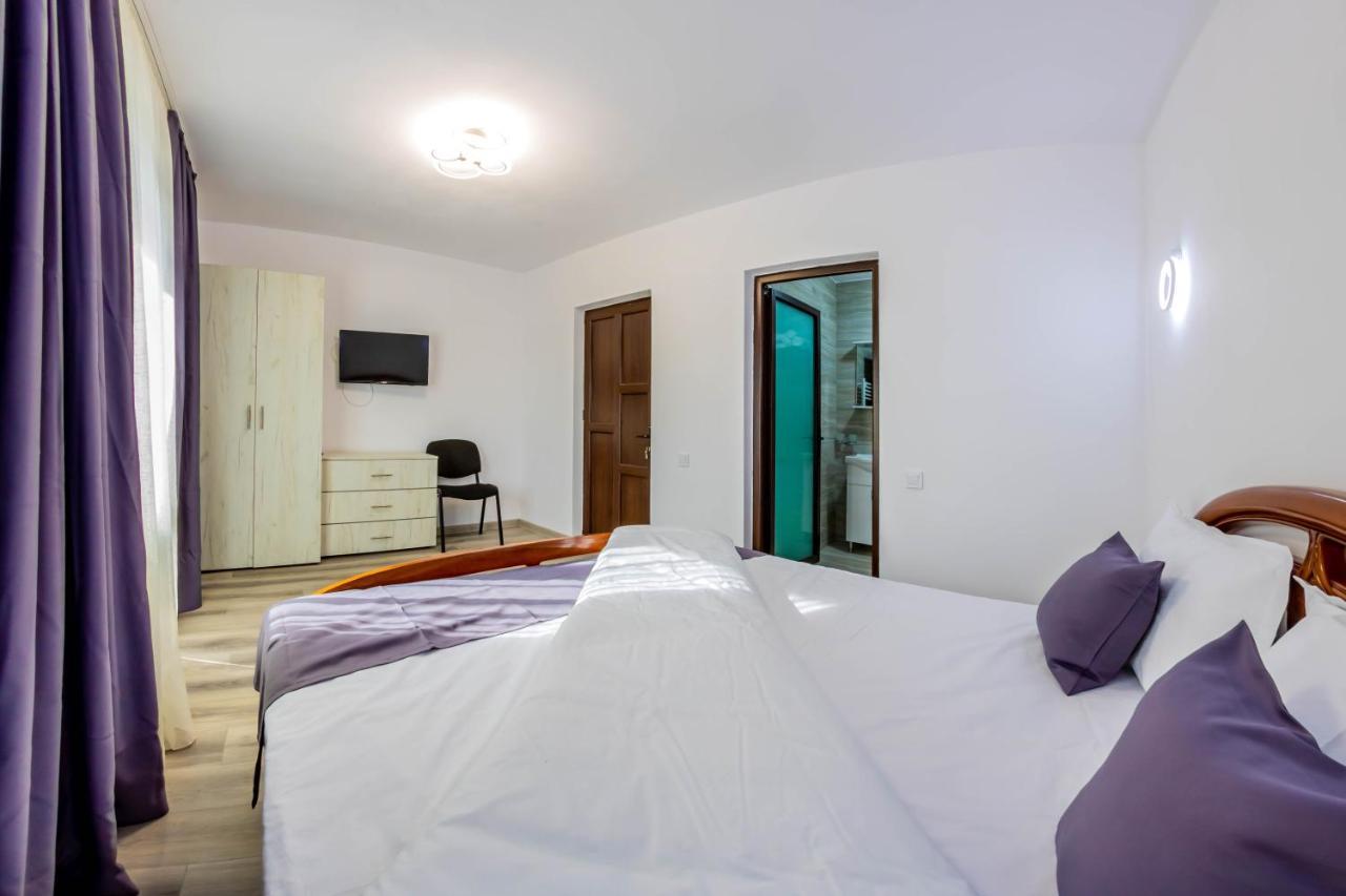 Pensiunea D & Ylan Otel Novaci-Străini Dış mekan fotoğraf