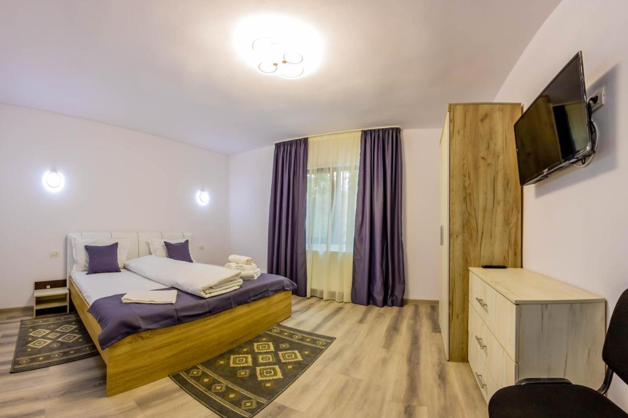 Pensiunea D & Ylan Otel Novaci-Străini Dış mekan fotoğraf