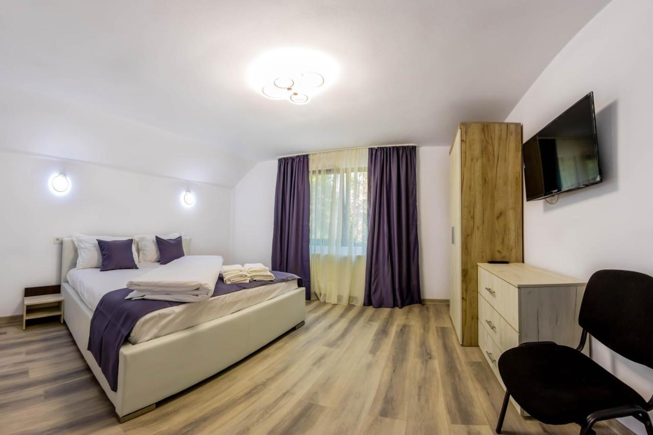 Pensiunea D & Ylan Otel Novaci-Străini Dış mekan fotoğraf