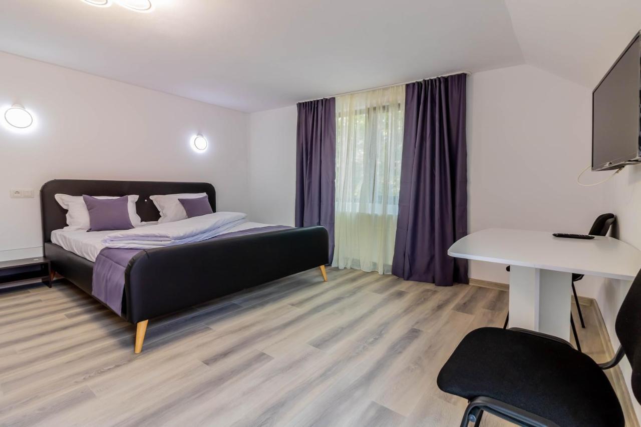 Pensiunea D & Ylan Otel Novaci-Străini Dış mekan fotoğraf