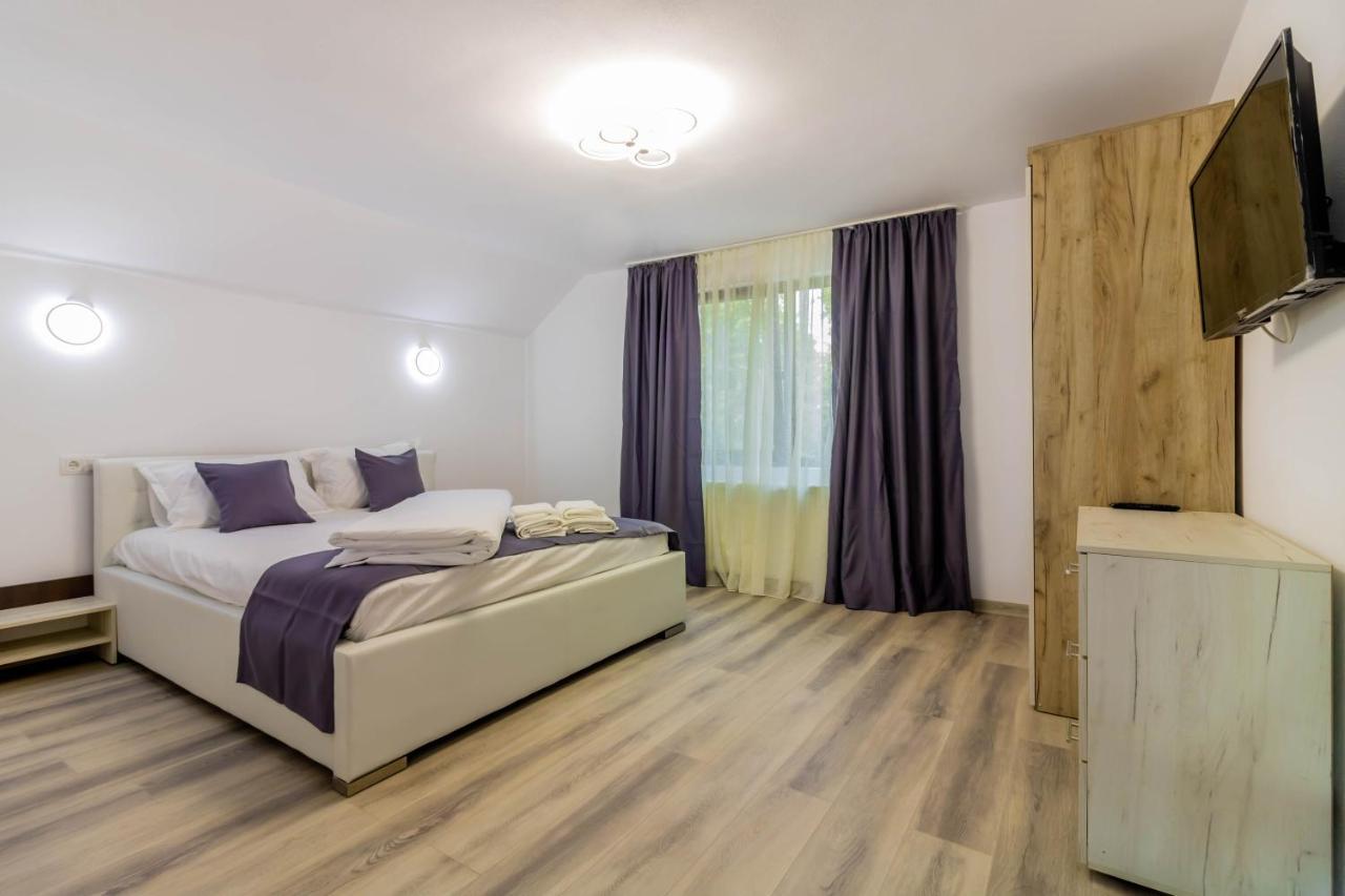 Pensiunea D & Ylan Otel Novaci-Străini Dış mekan fotoğraf