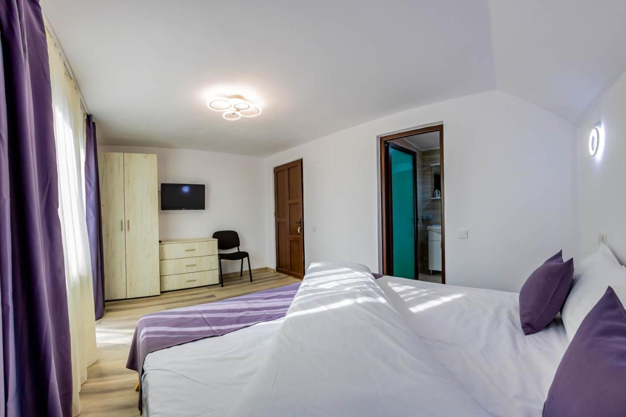 Pensiunea D & Ylan Otel Novaci-Străini Dış mekan fotoğraf